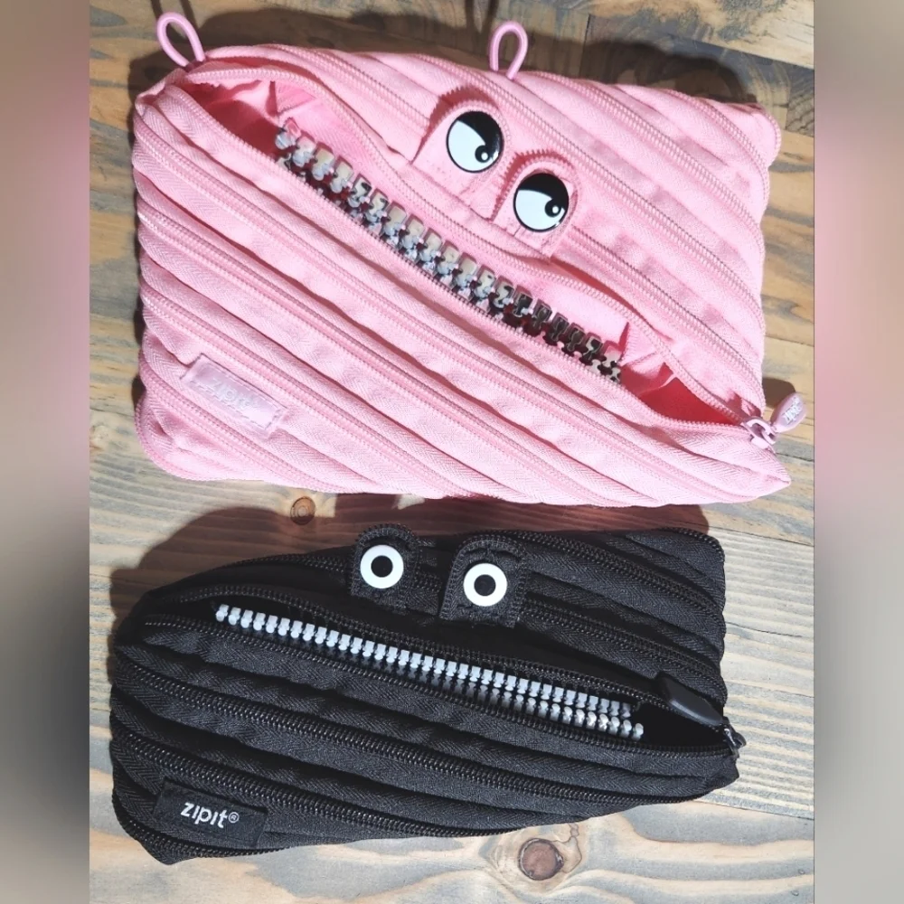Set of 2 Zipit pencil pouches K2